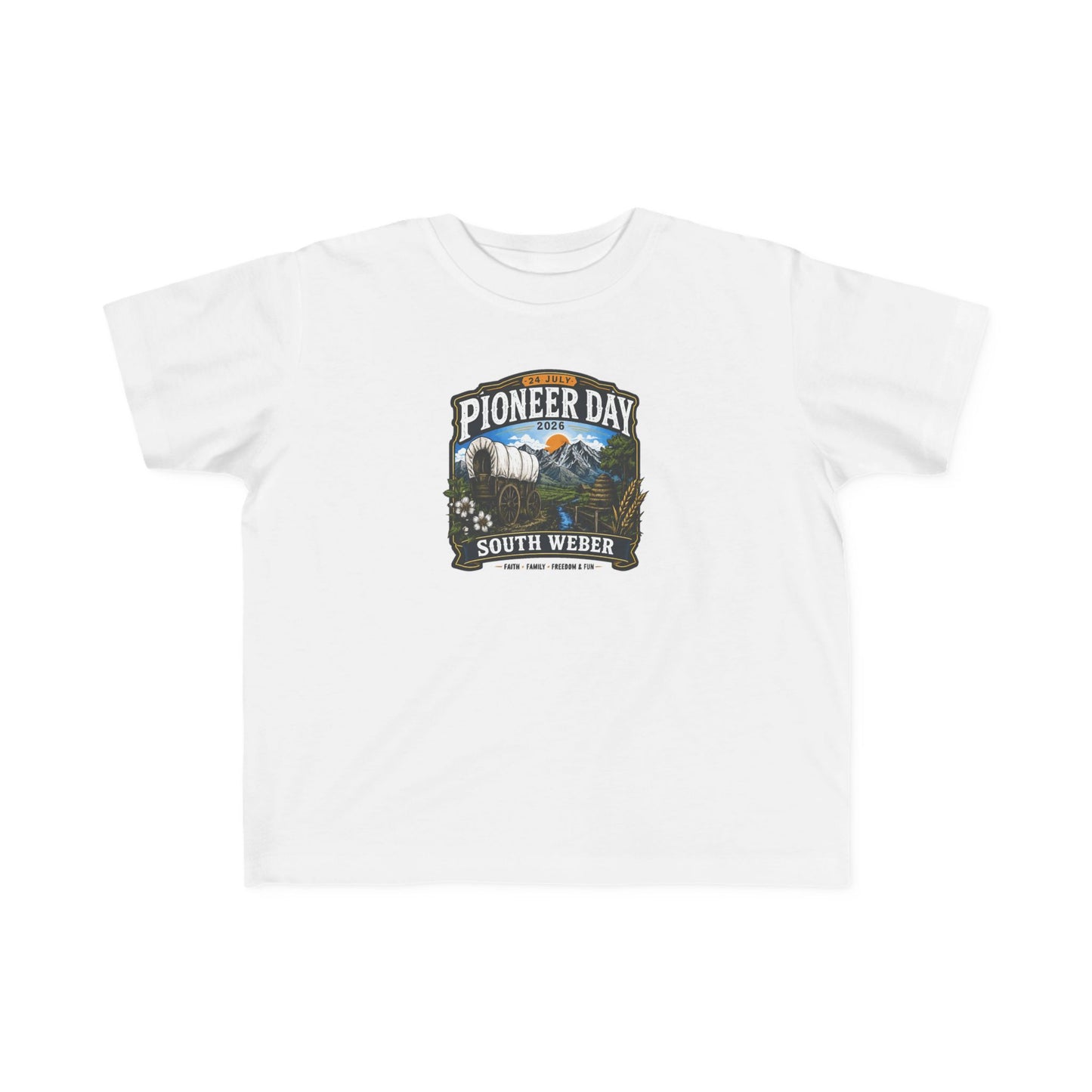 South Weber Pioneer Day Tee · Toddler · 24 July 2026