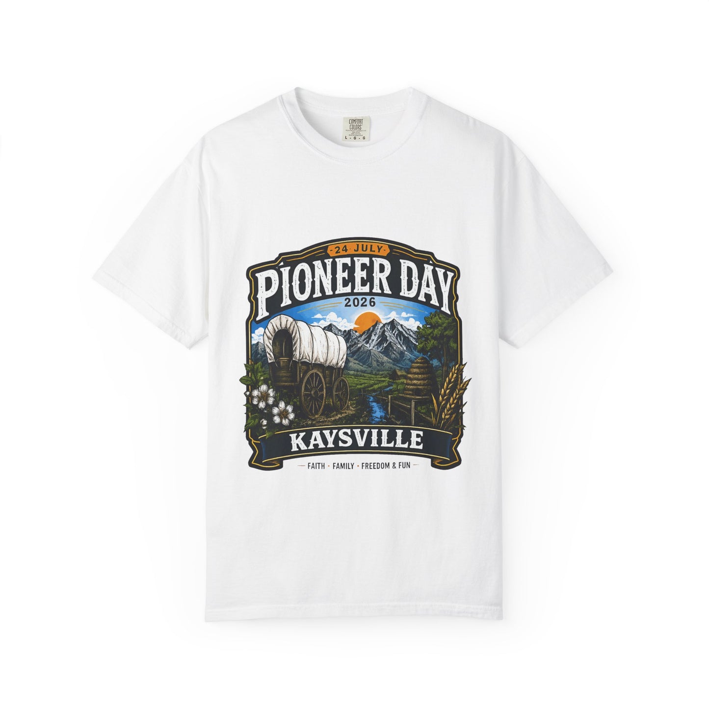 Kaysville Pioneer Day Tee · 24 July 2026