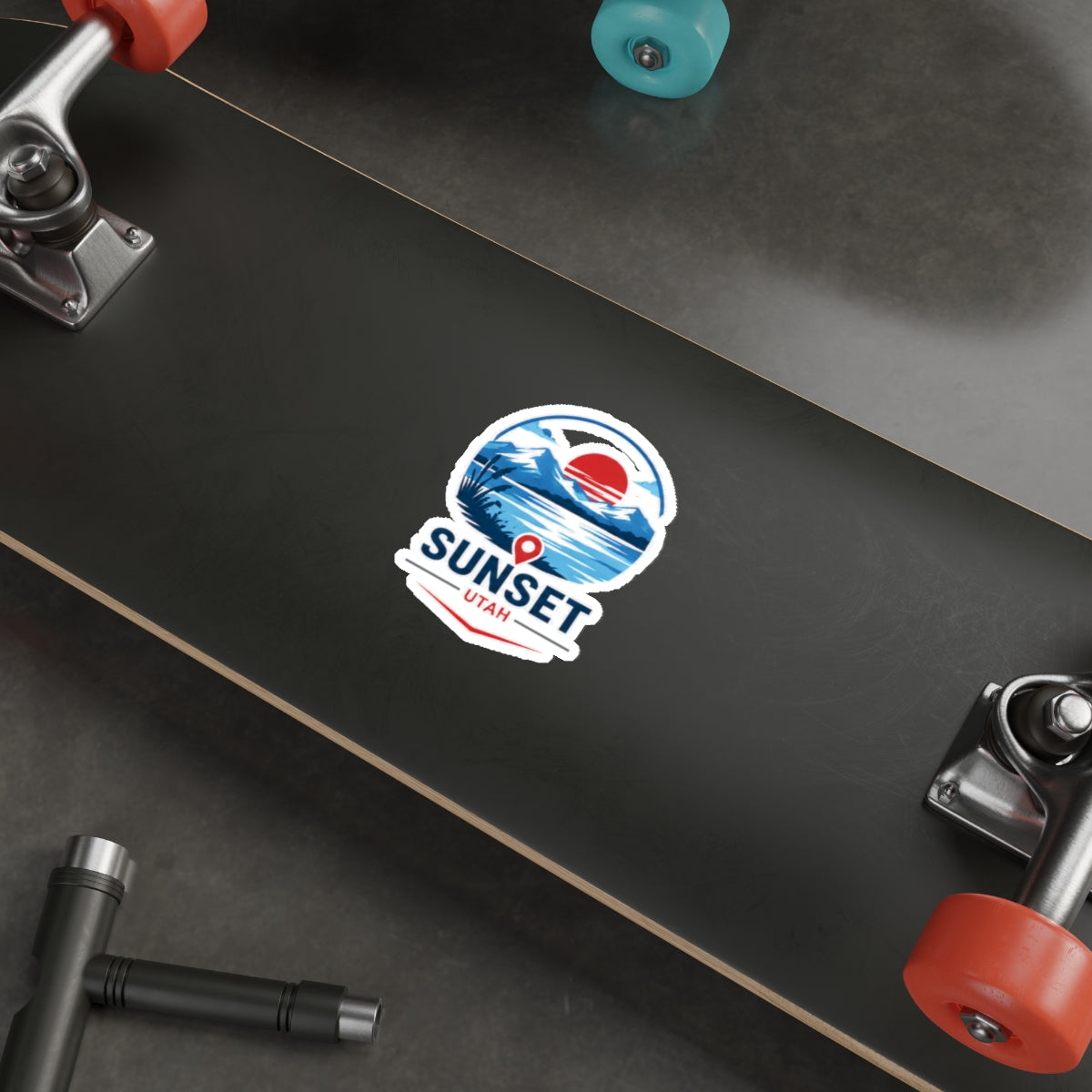 Sunset, Utah Die-Cut Sticker