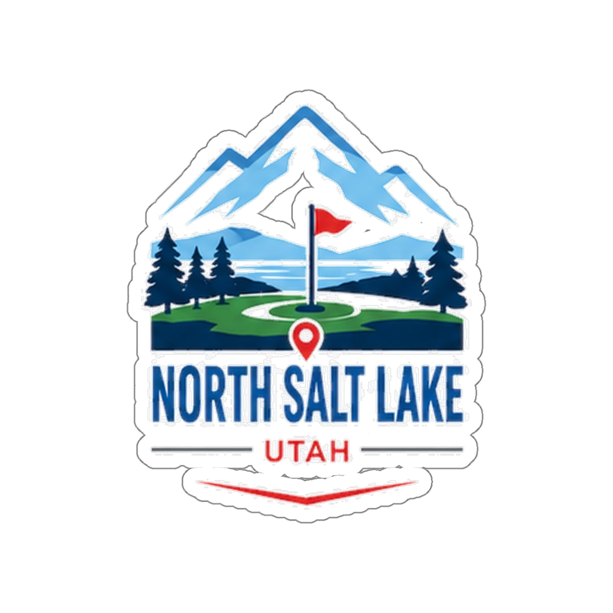 North Salt Lake, Utah Die-Cut Sticker