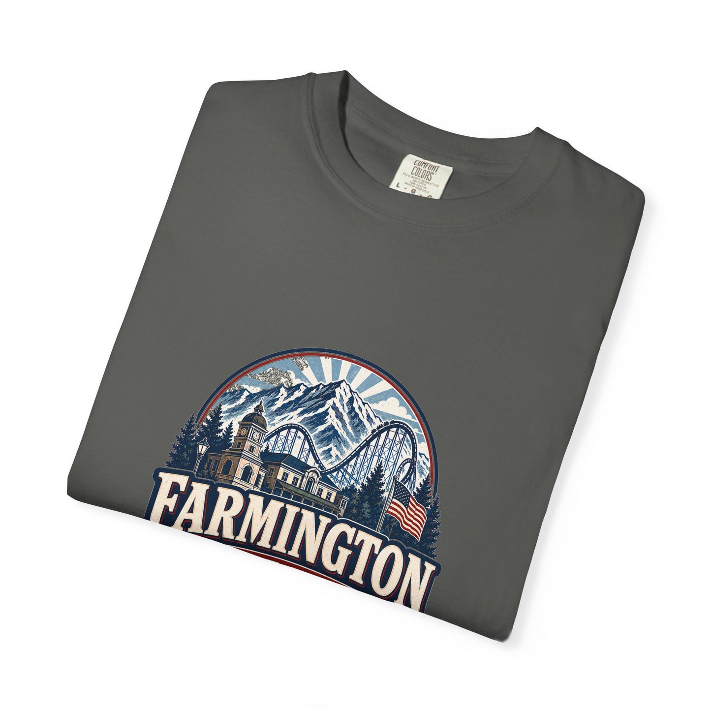 Farmington City Spirit Tee · Celebrating America's 250th