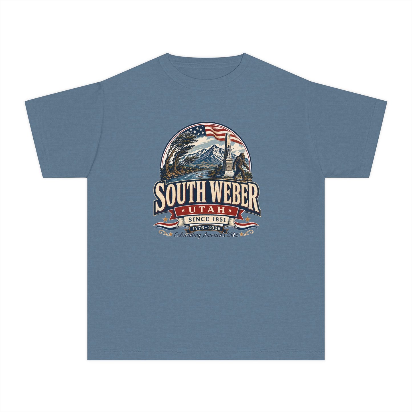 South Weber City Spirit Tee · Youth · Celebrating America's 250th