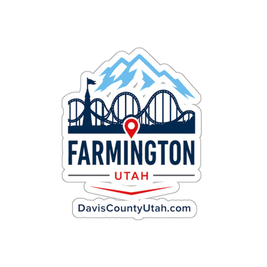 Farmington, Utah Die-Cut Sticker