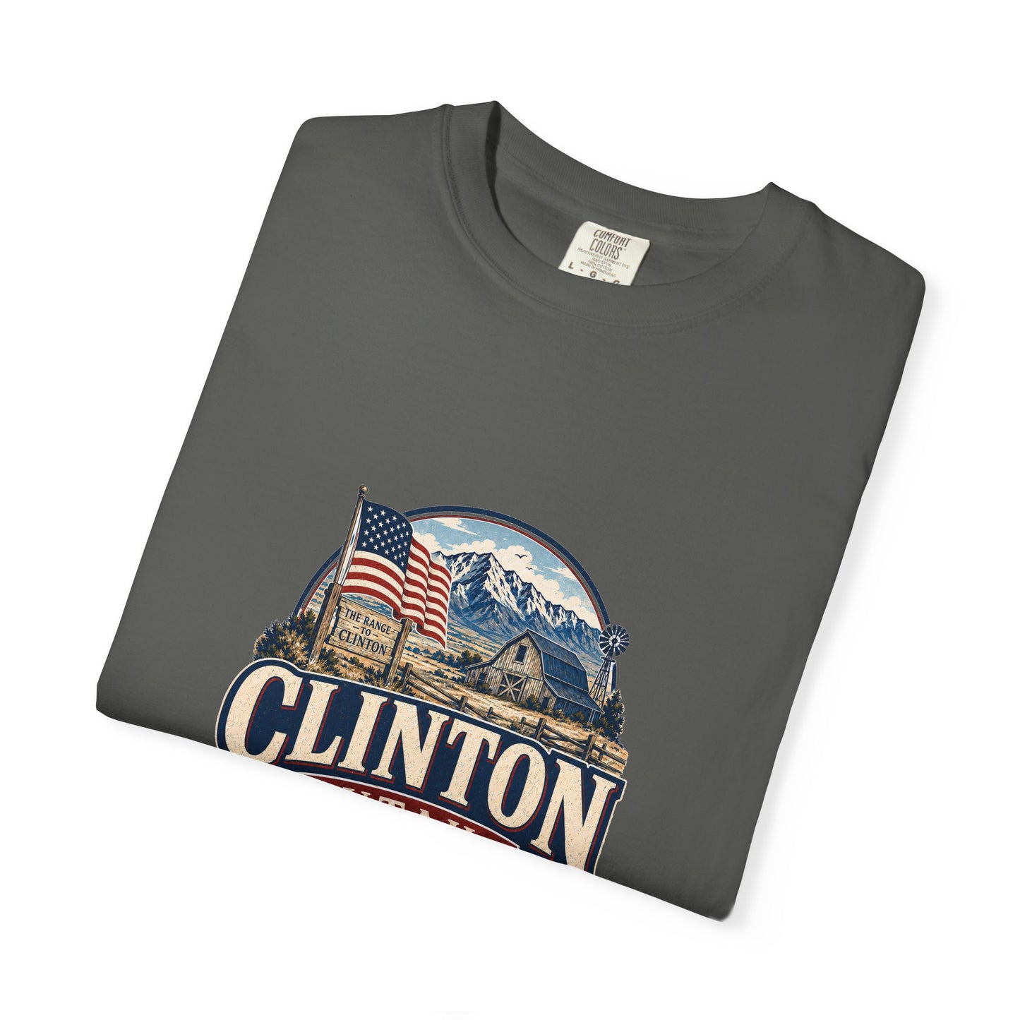Clinton City Spirit Tee · Celebrating America's 250th