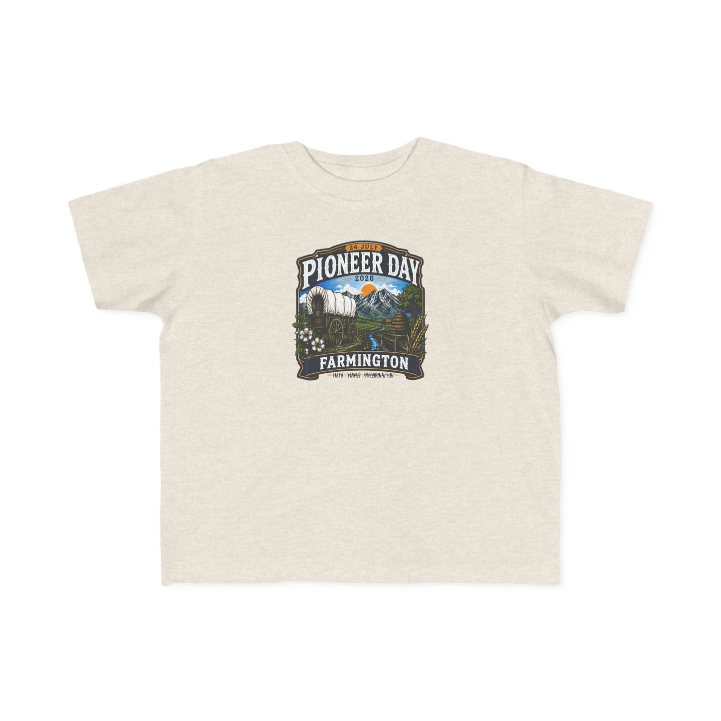 Farmington Pioneer Day Tee · Toddler · 24 July 2026