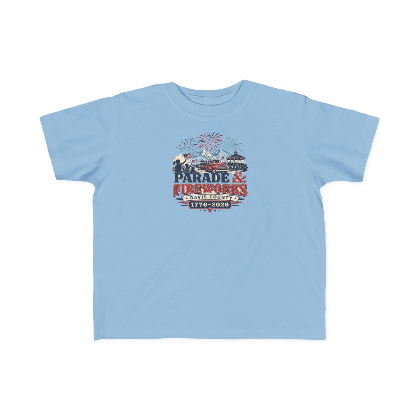 Parade & Fireworks Tee · Toddler · Davis County 250 · 1776–2026