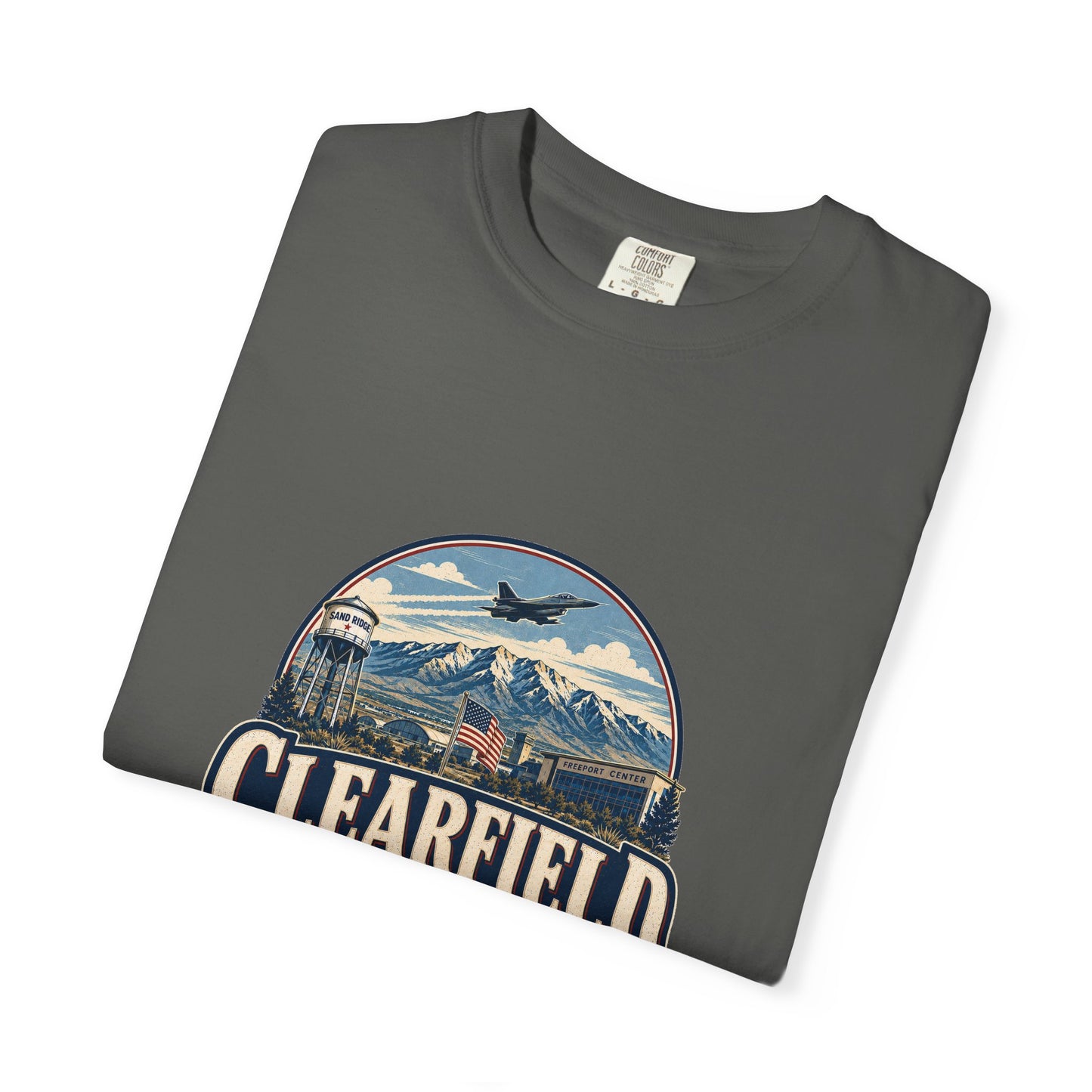 Clearfield City Spirit Tee · Celebrating America's 250th