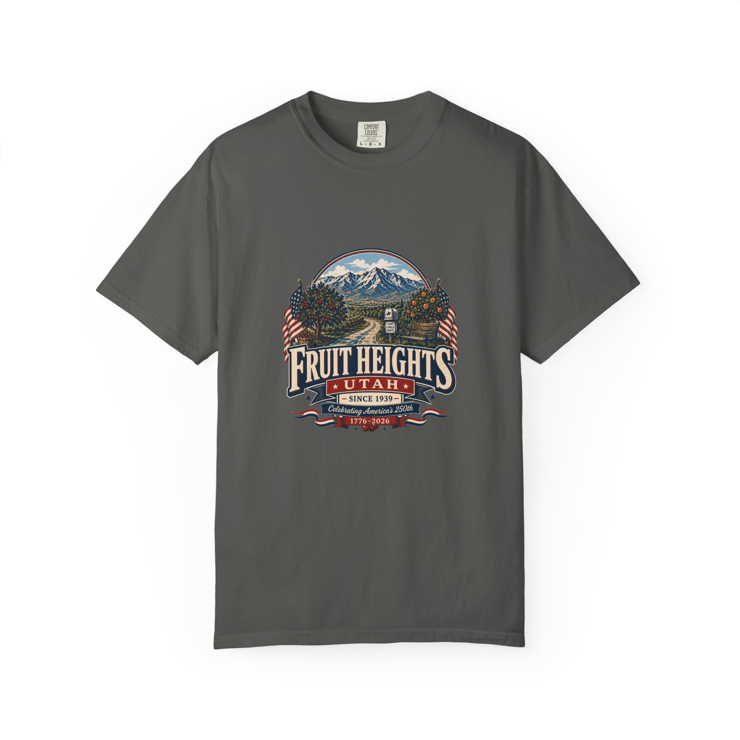 Fruit Heights City Spirit Tee · Celebrating America's 250th
