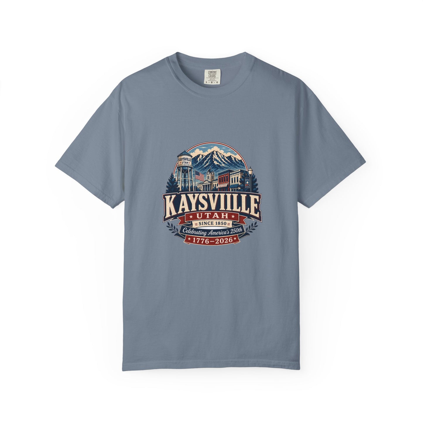 Kaysville City Spirit Tee · Celebrating America's 250th