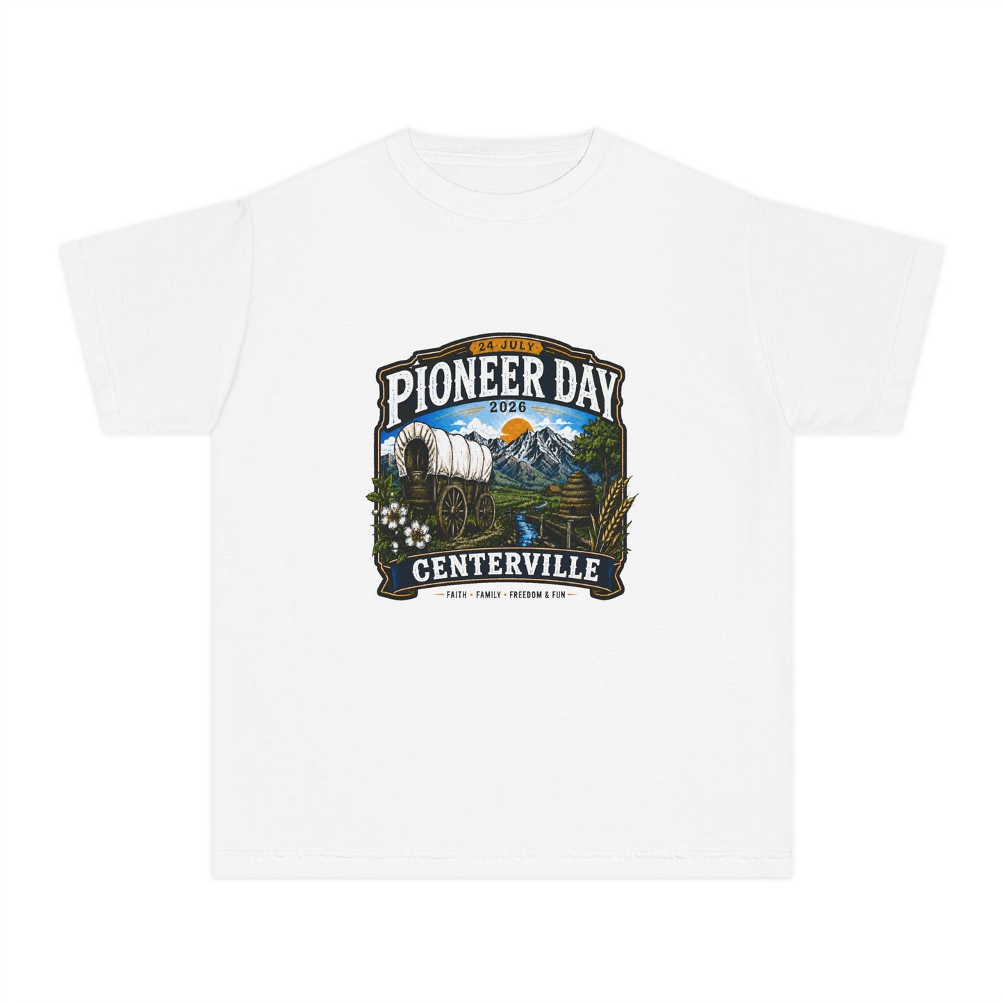 Centerville Pioneer Day Tee · Youth · 24 July 2026