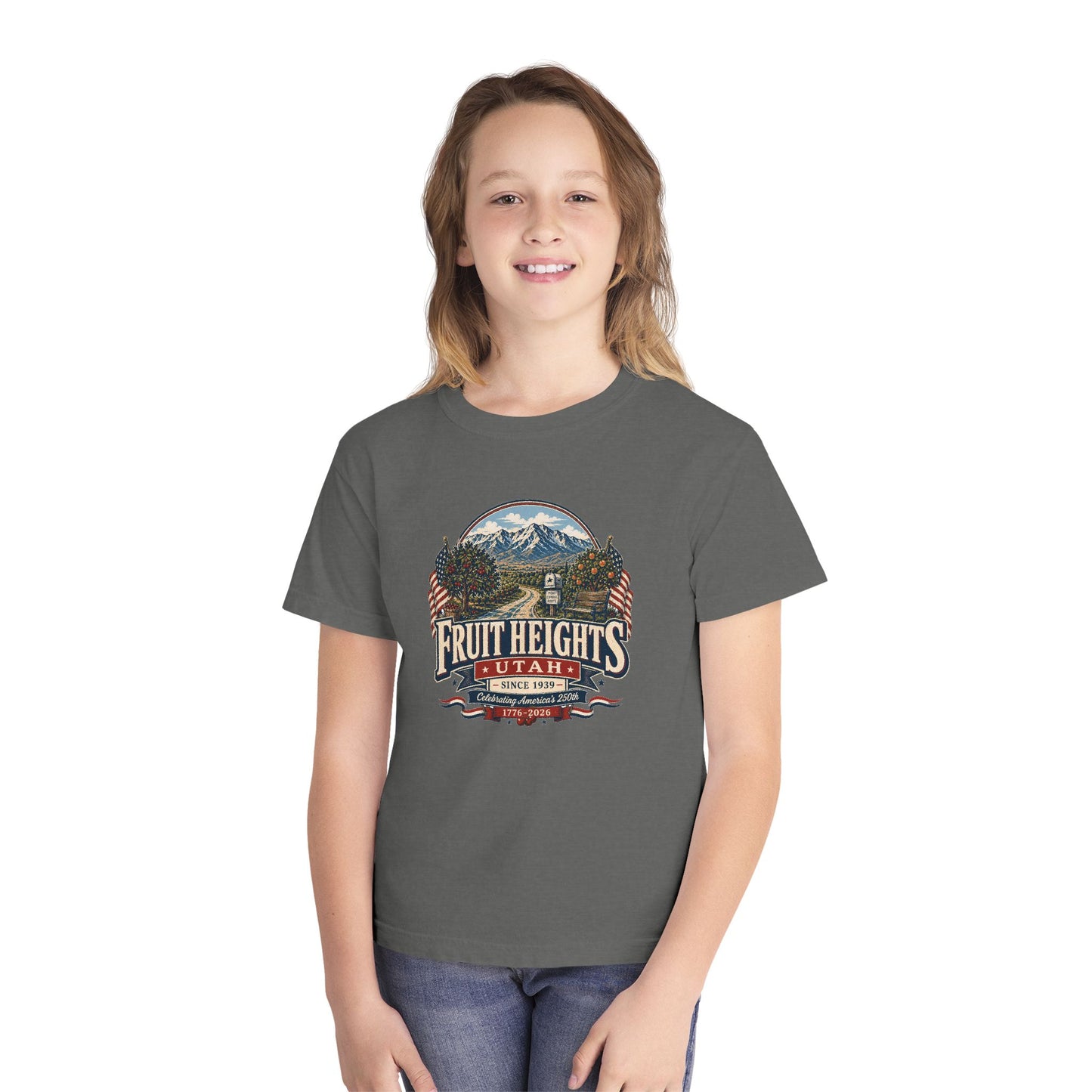 Fruit Heights City Spirit Tee · Youth · Celebrating America's 250th