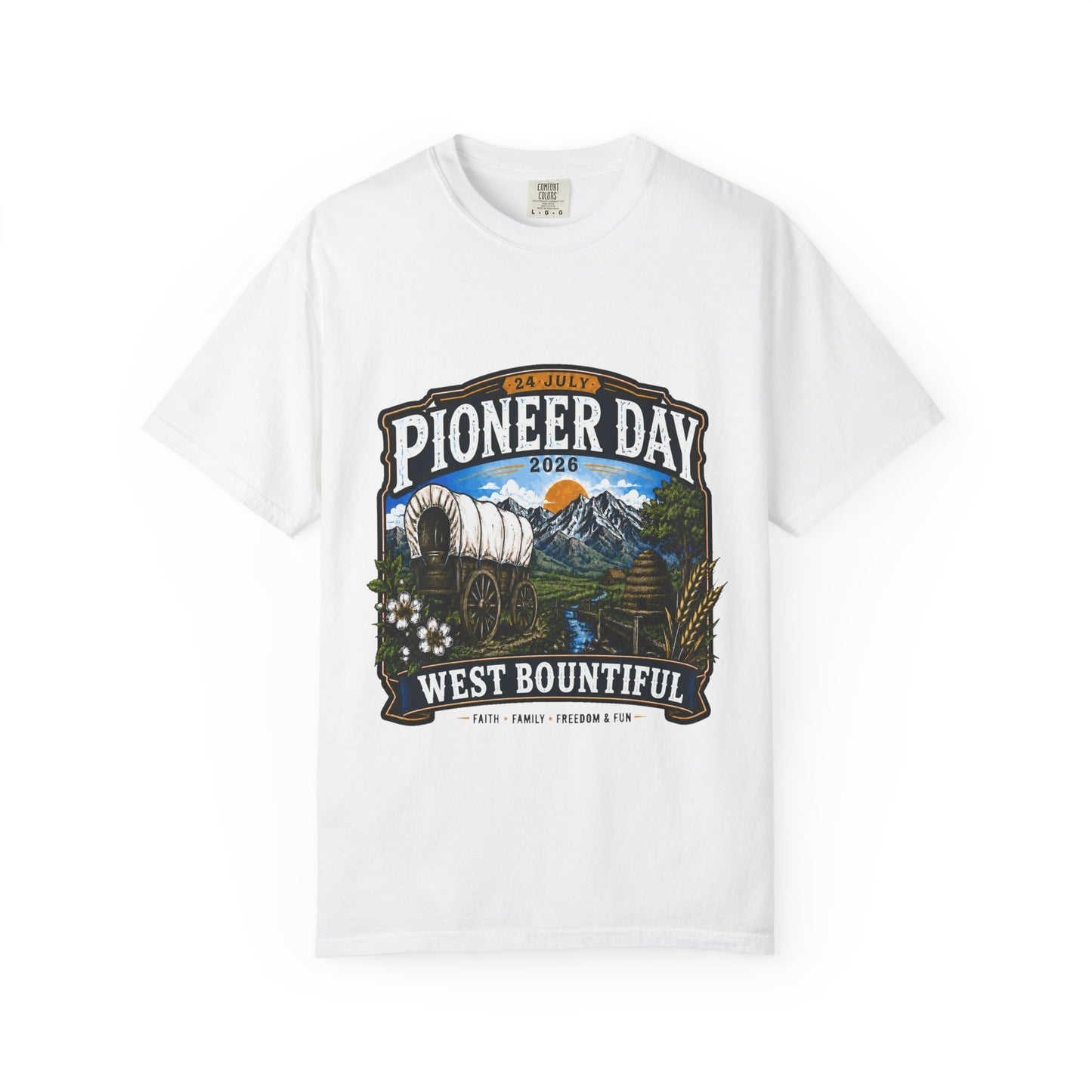 West Bountiful Pioneer Day Tee · 24 July 2026