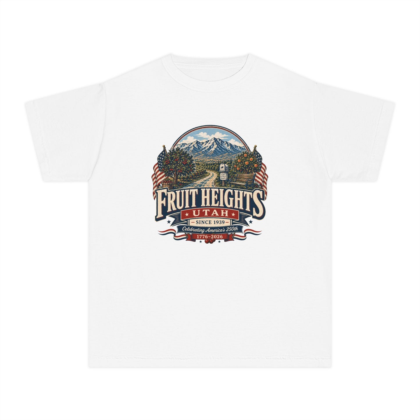 Fruit Heights City Spirit Tee · Youth · Celebrating America's 250th