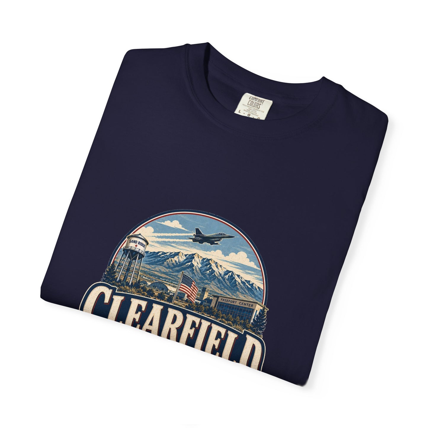 Clearfield City Spirit Tee · Celebrating America's 250th