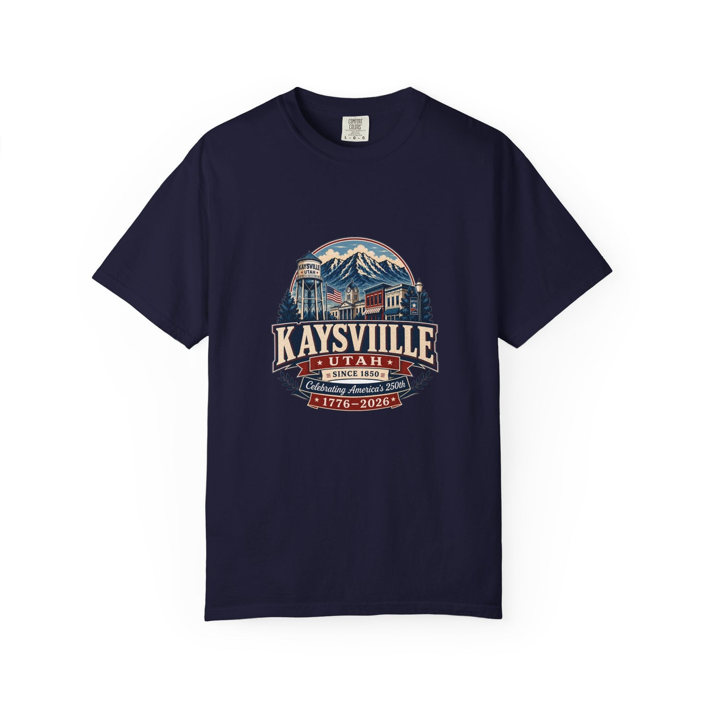 Kaysville City Spirit Tee · Celebrating America's 250th