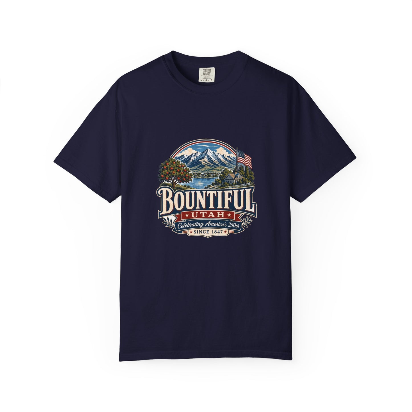 Bountiful City Spirit Tee · Celebrating America's 250th