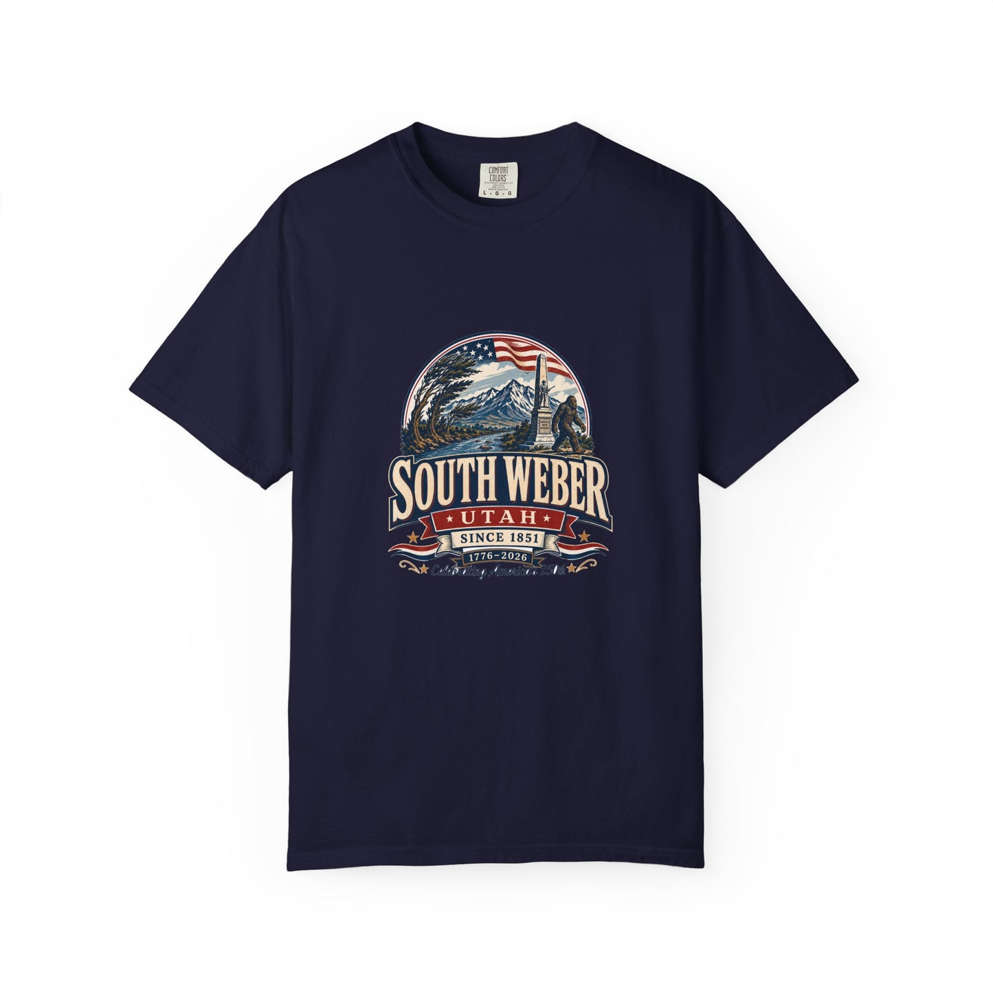 South Weber City Spirit Tee · Celebrating America's 250th