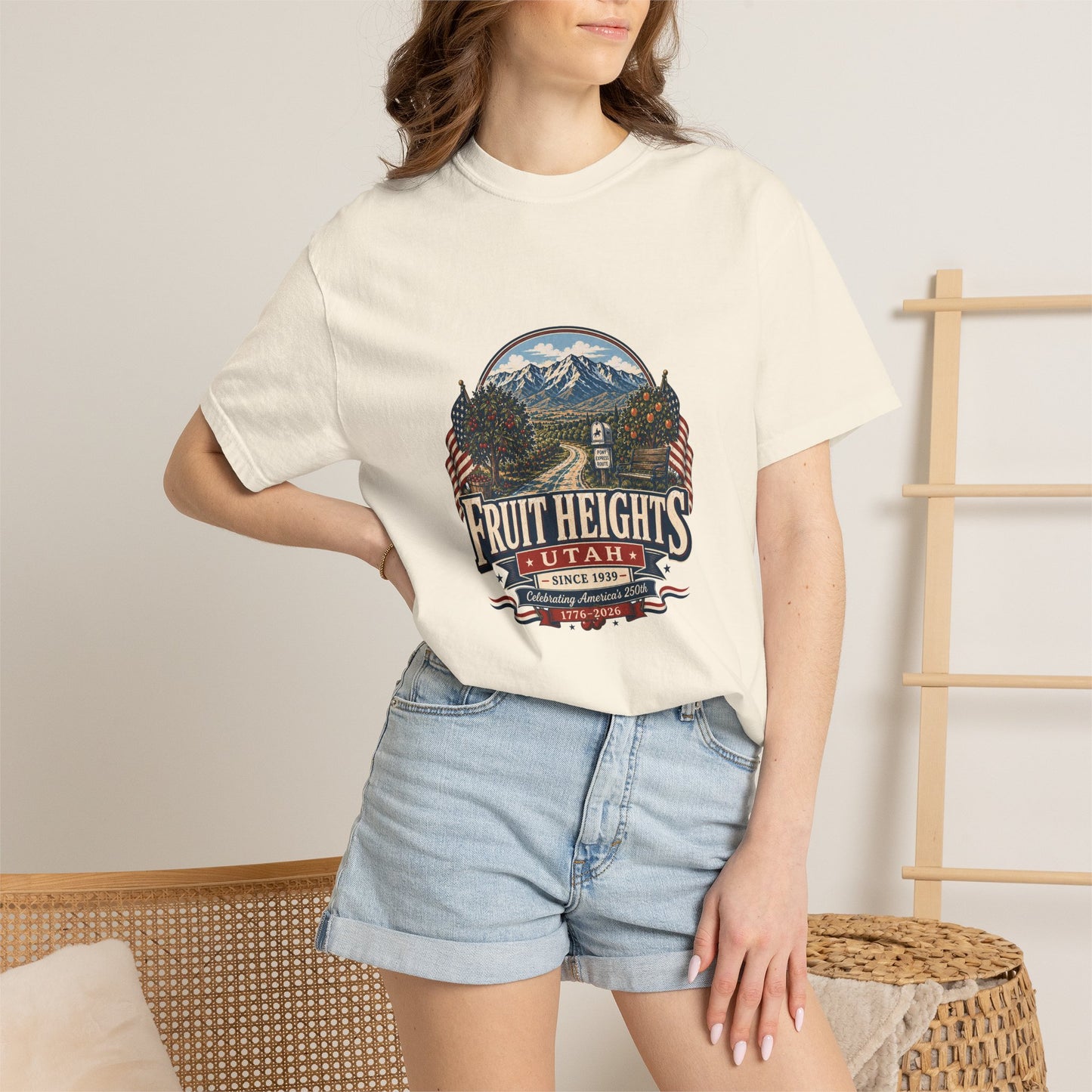 Fruit Heights City Spirit Tee · Celebrating America's 250th