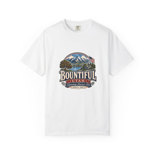 Bountiful City Spirit Tee · Celebrating America's 250th
