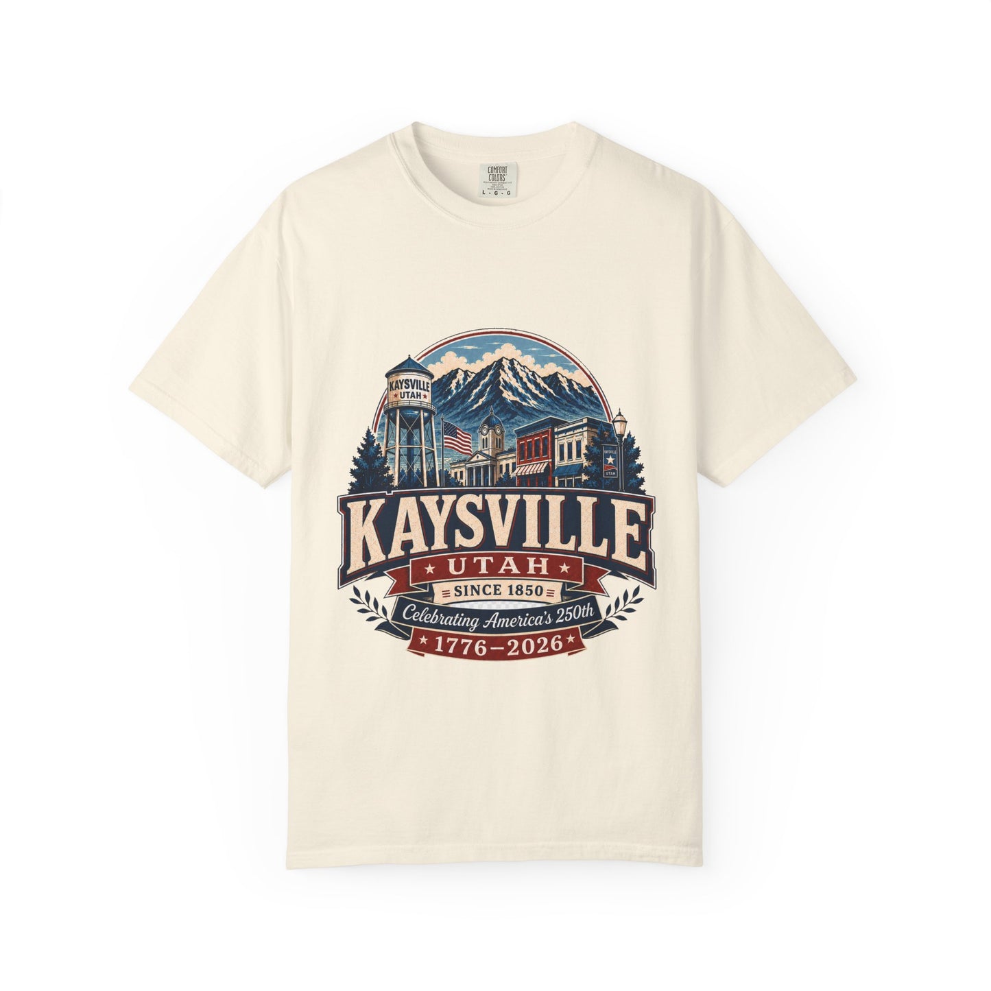 Kaysville City Spirit Tee · Celebrating America's 250th