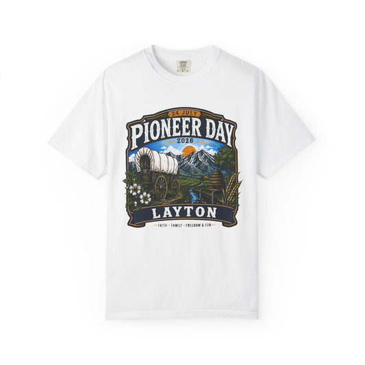 Layton Pioneer Day Tee · 24 July 2026