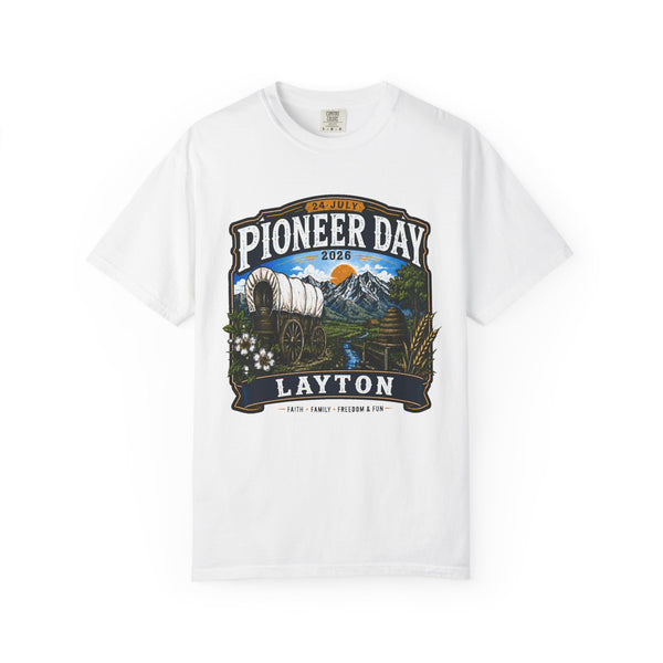 Layton Pioneer Day Tee · 24 July 2026
