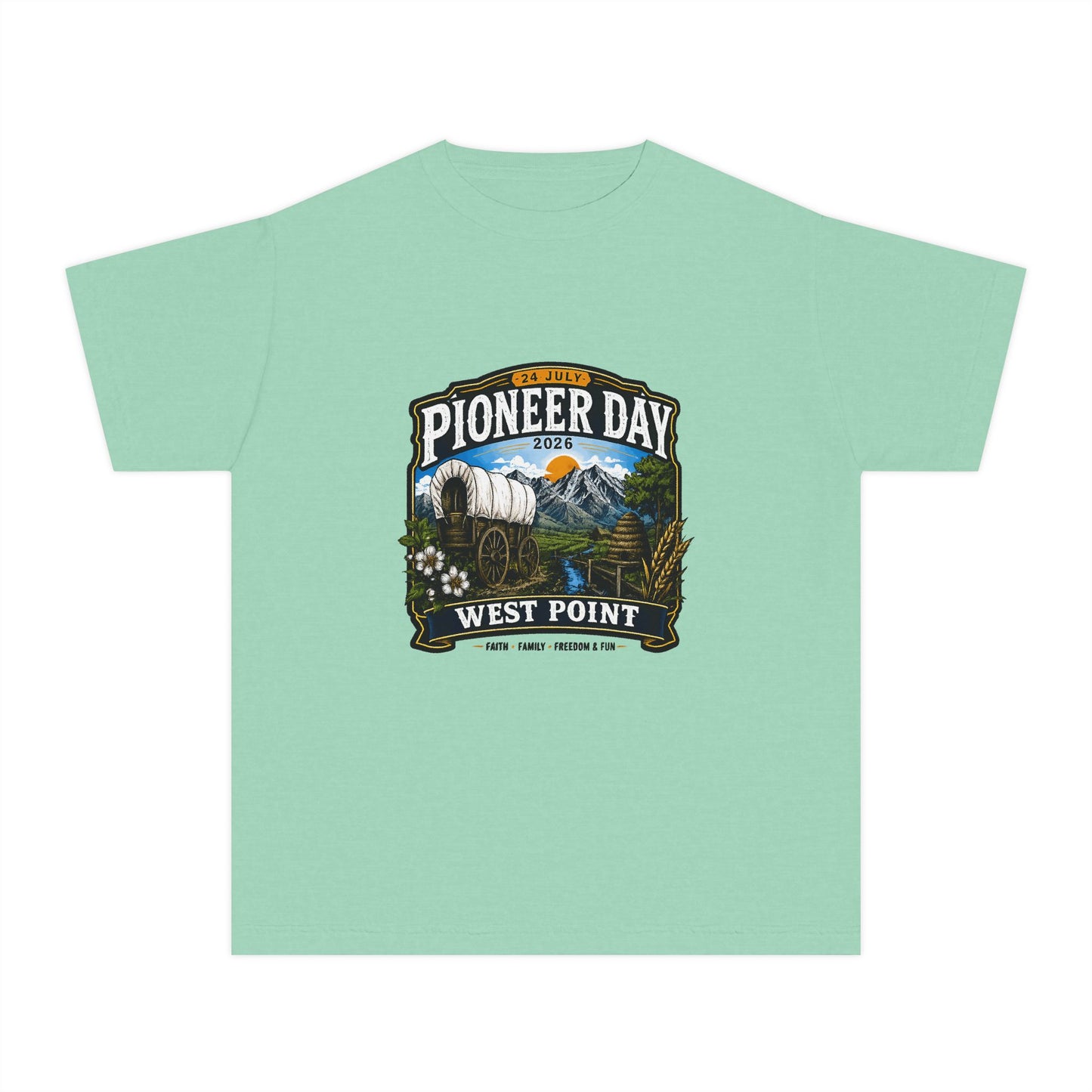 West Point Pioneer Day Tee · Youth · 24 July 2026