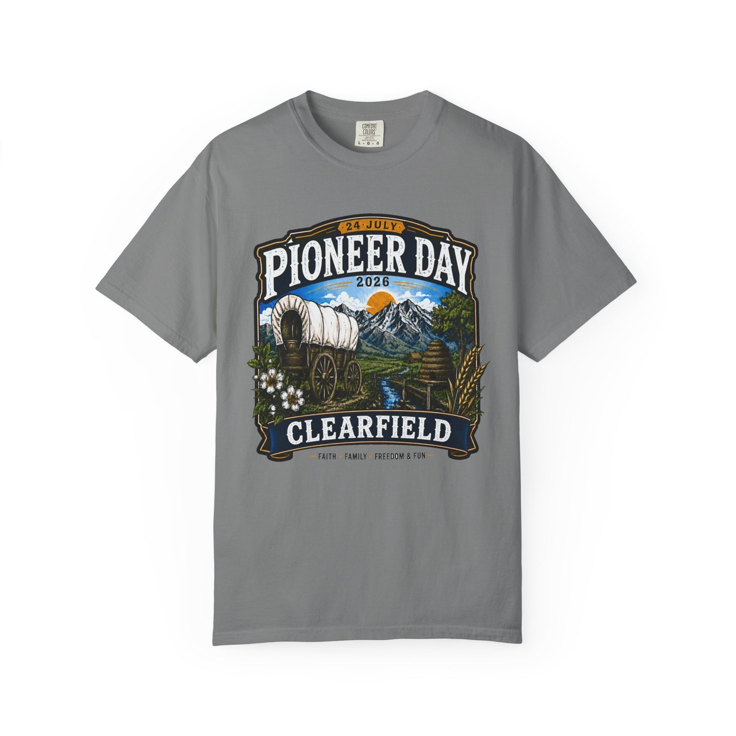 Clearfield Pioneer Day Tee · 24 July 2026