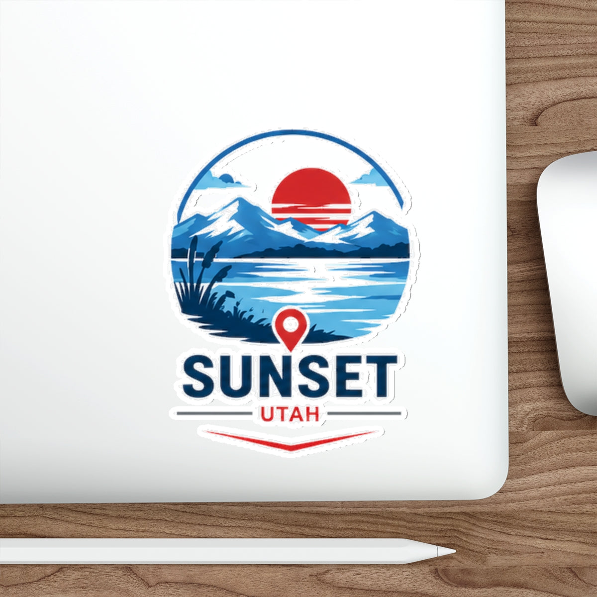 Sunset, Utah Die-Cut Sticker
