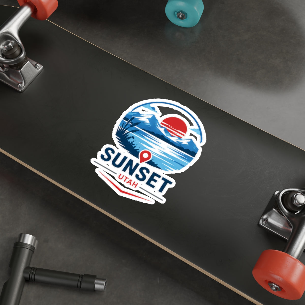 Sunset, Utah Die-Cut Sticker