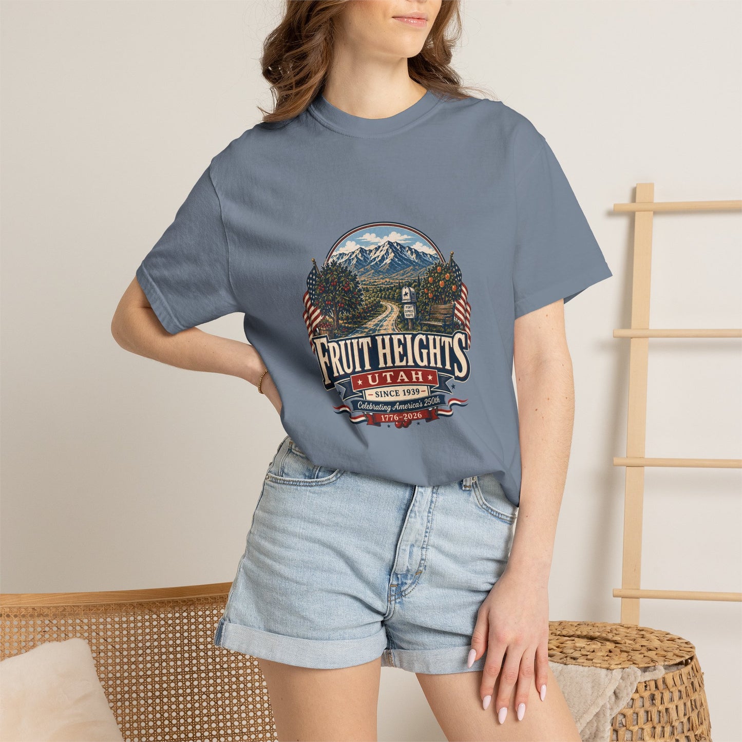 Fruit Heights City Spirit Tee · Celebrating America's 250th