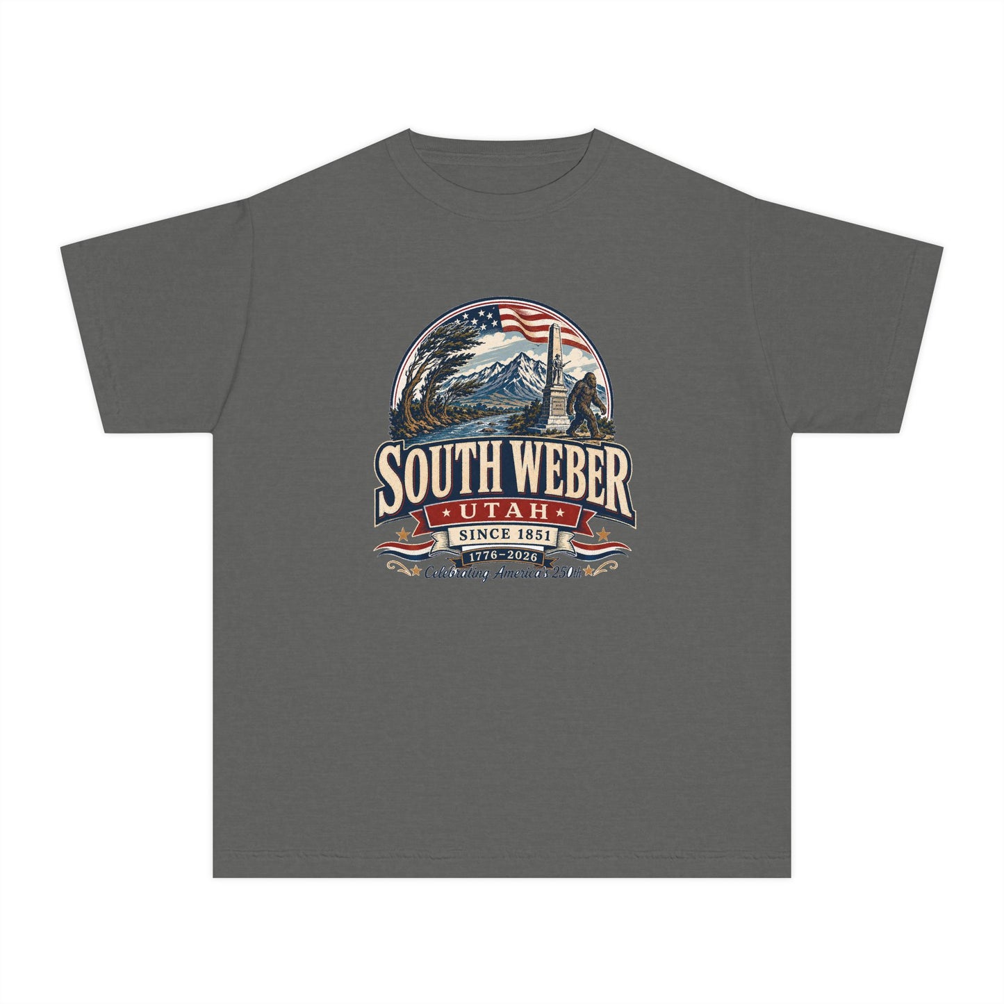 South Weber City Spirit Tee · Youth · Celebrating America's 250th