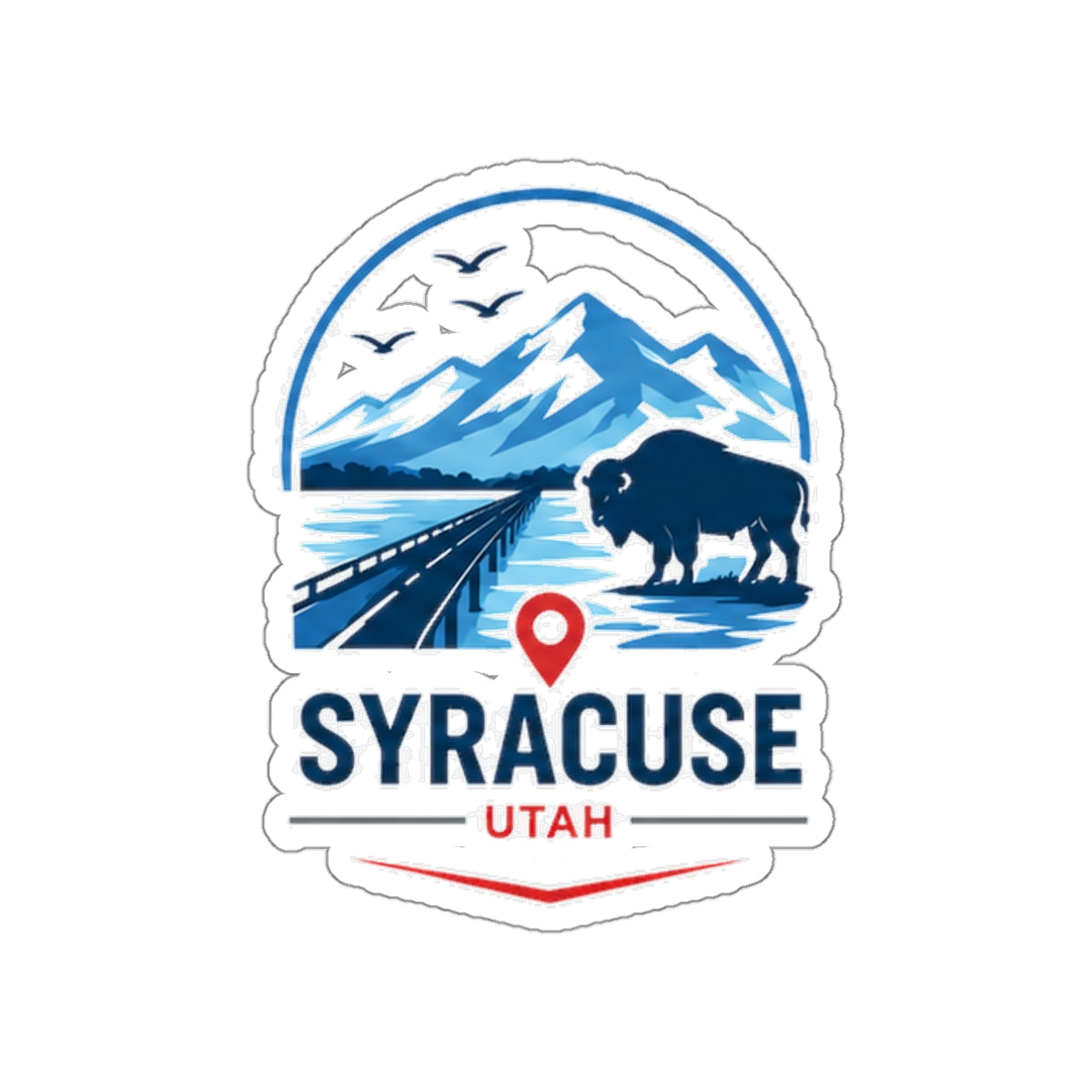 Syracuse, Utah Die-Cut Sticker