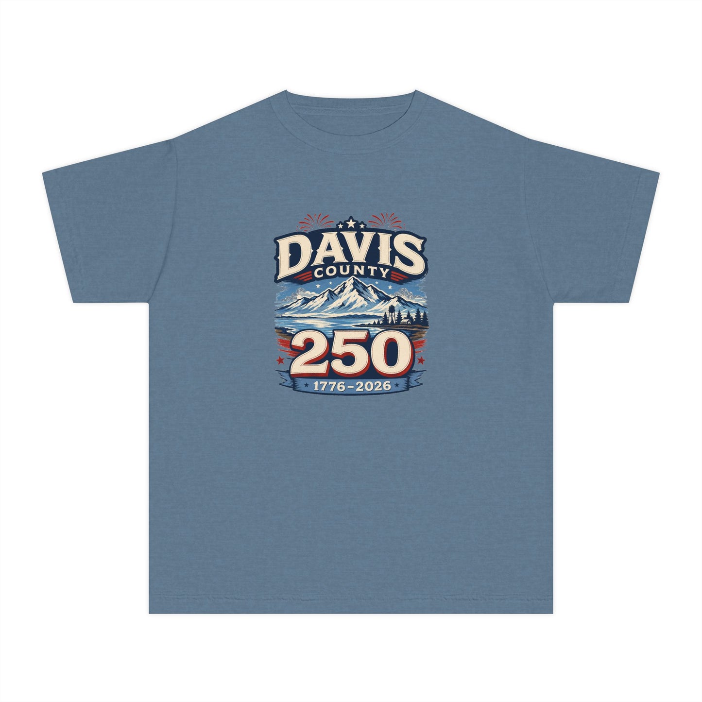 Davis County 250 — Hero Tee · Youth · 1776–2026