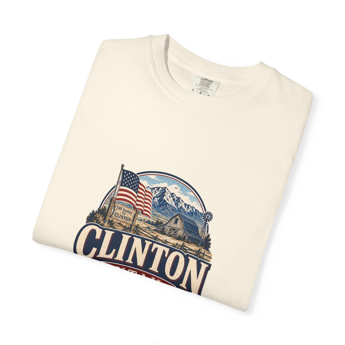 Clinton City Spirit Tee · Celebrating America's 250th