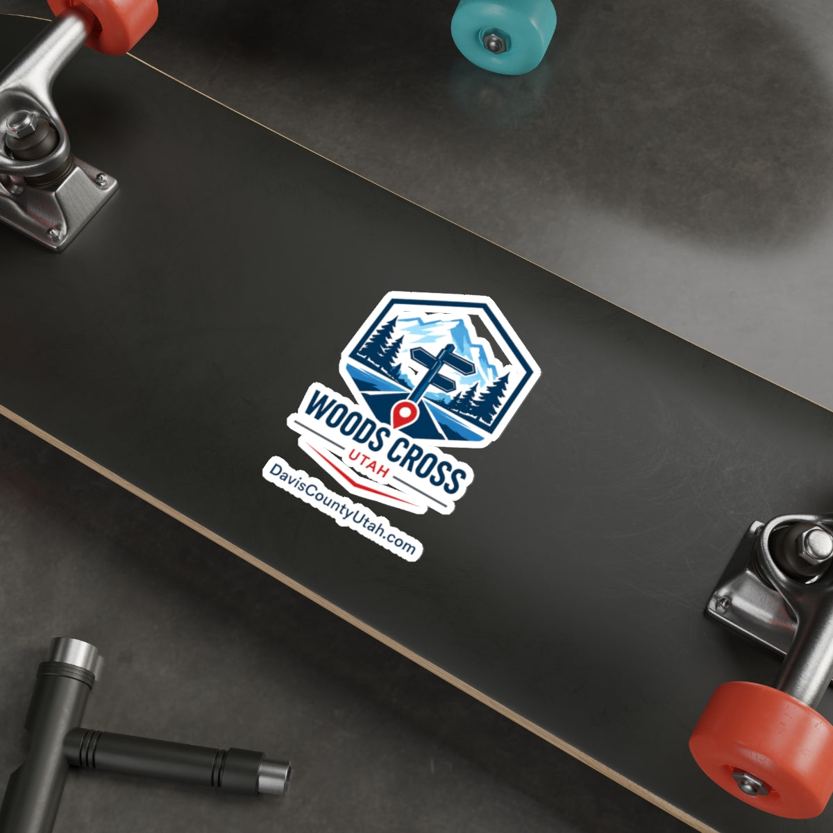 Woods Cross, Utah Die-Cut Sticker