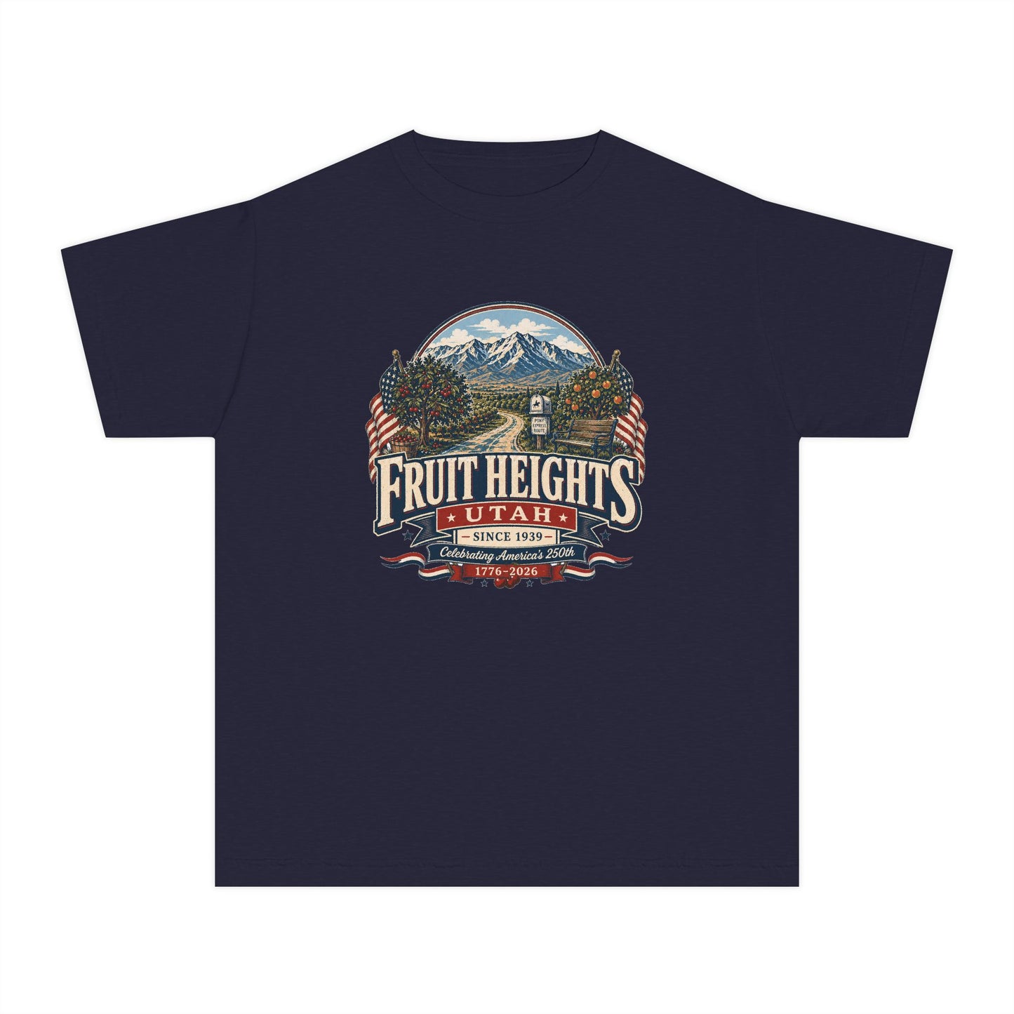 Fruit Heights City Spirit Tee · Youth · Celebrating America's 250th