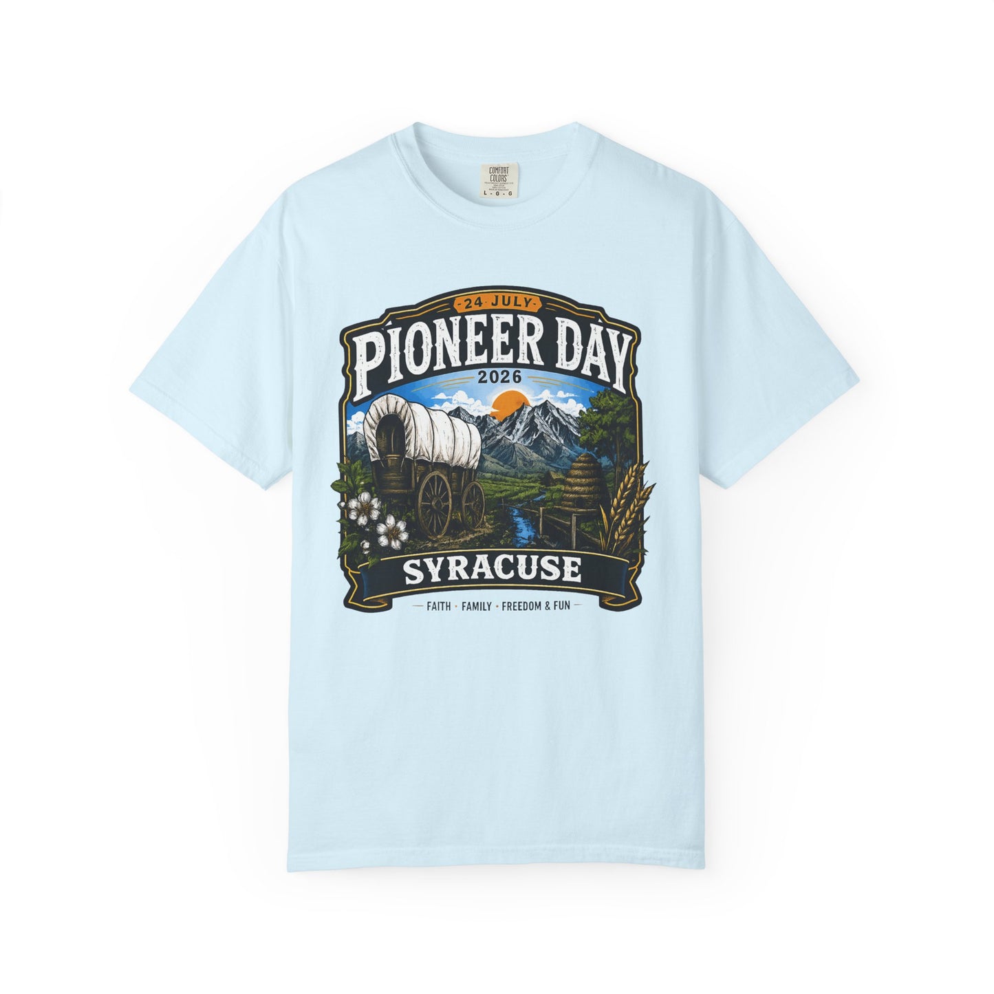 Syracuse Pioneer Day Tee · 24 July 2026
