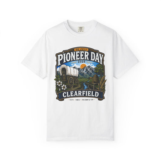 Clearfield Pioneer Day Tee · 24 July 2026
