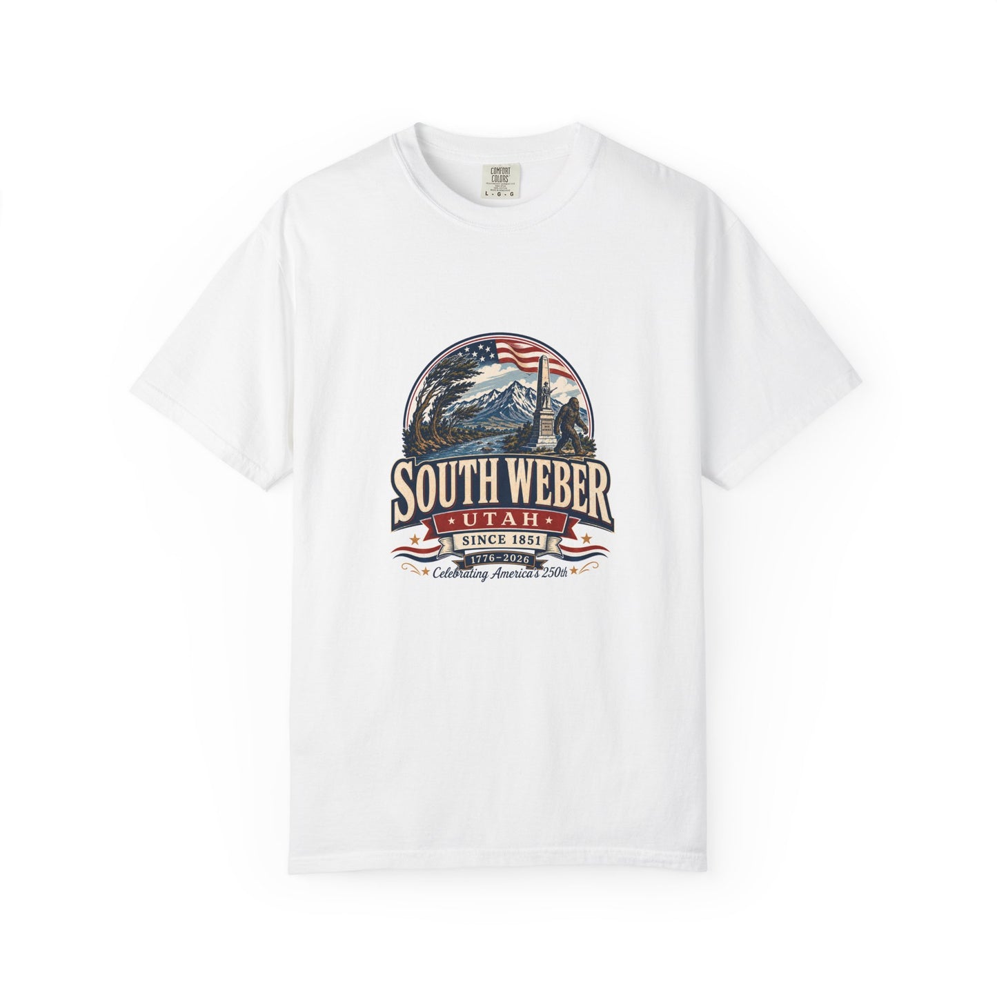 South Weber City Spirit Tee · Celebrating America's 250th