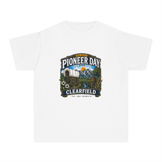 Clearfield Pioneer Day Tee · Youth · 24 July 2026