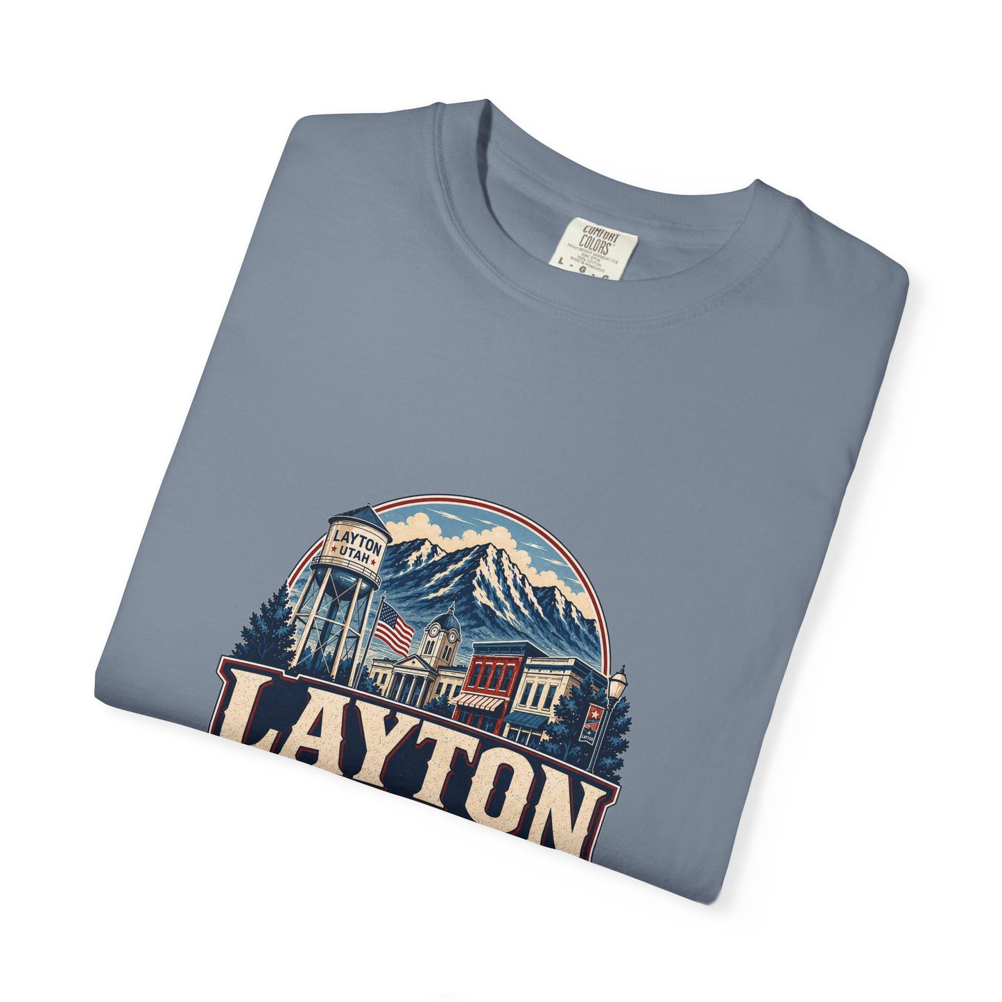 Layton City Spirit Tee · Celebrating America's 250th