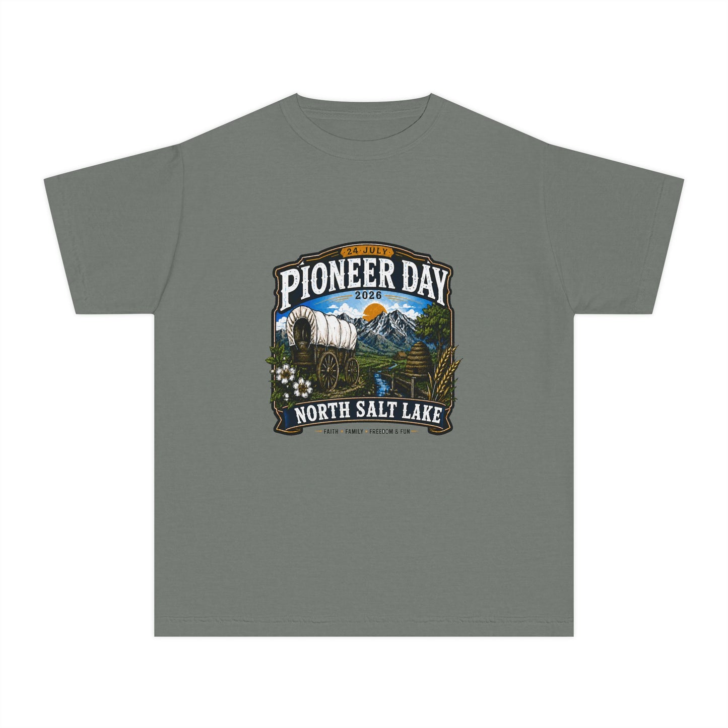 North Salt Lake Pioneer Day Tee · Youth · 24 July 2026