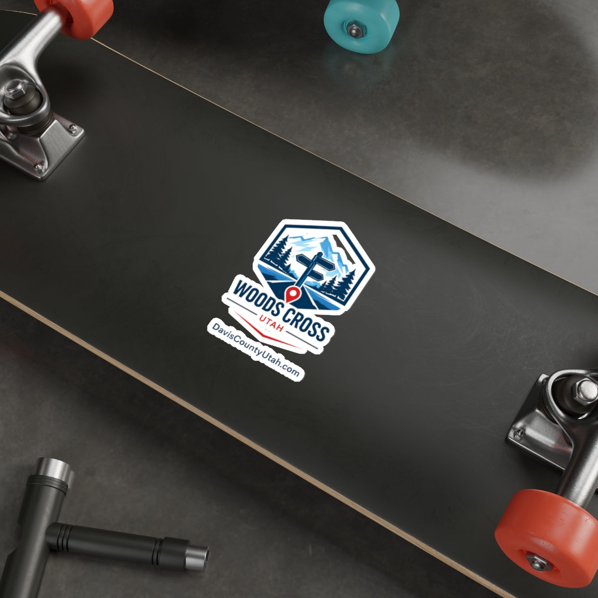 Woods Cross, Utah Die-Cut Sticker