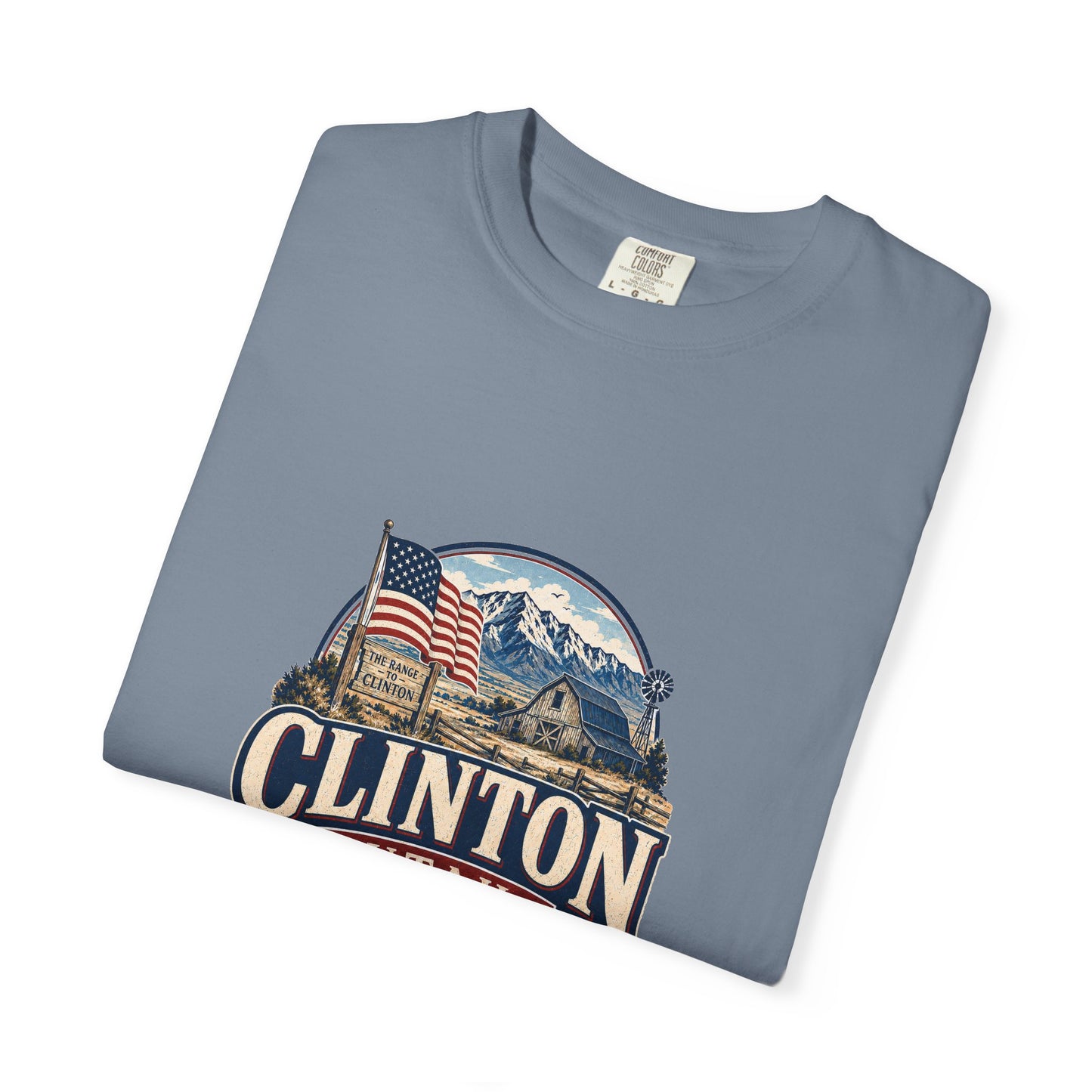 Clinton City Spirit Tee · Celebrating America's 250th