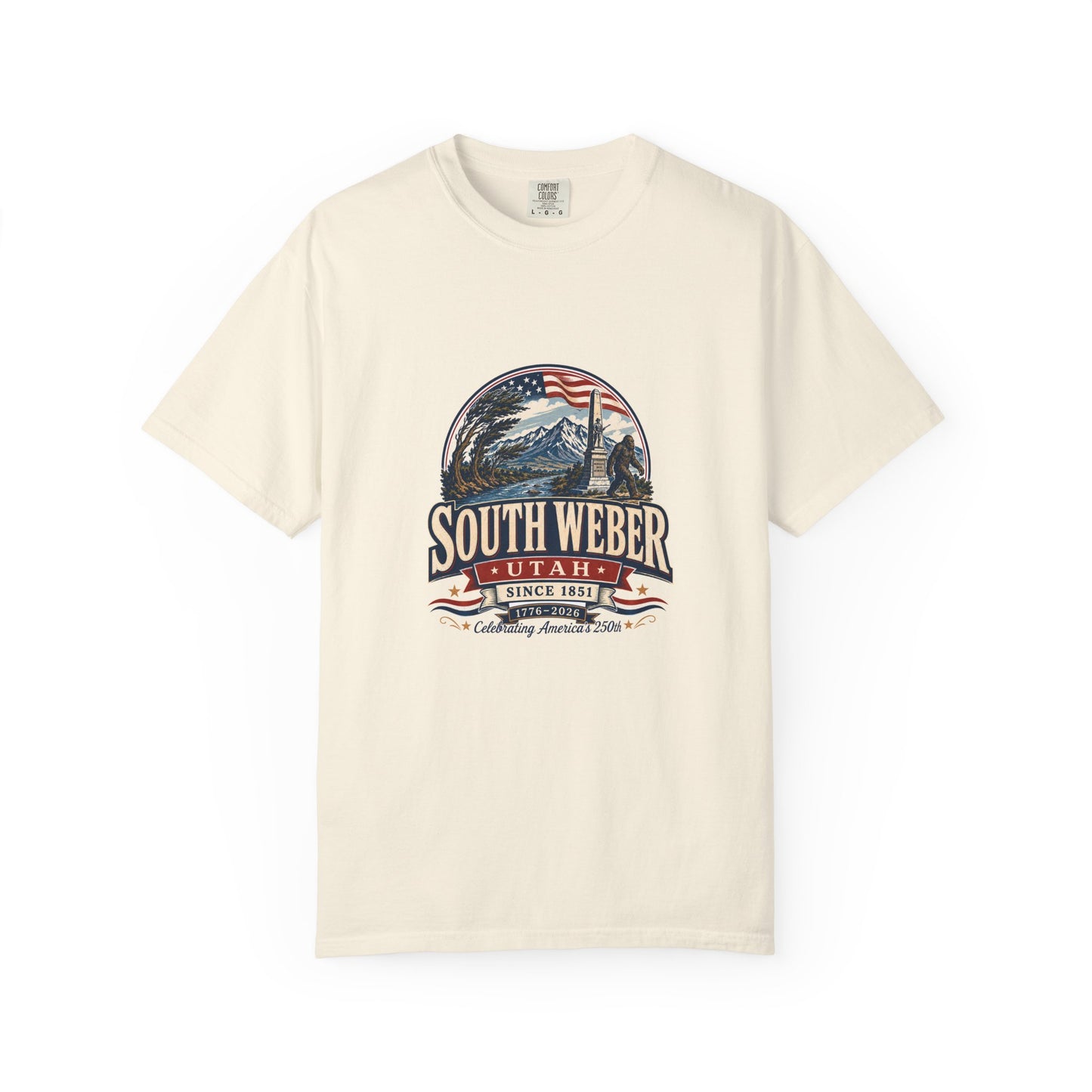 South Weber City Spirit Tee · Celebrating America's 250th