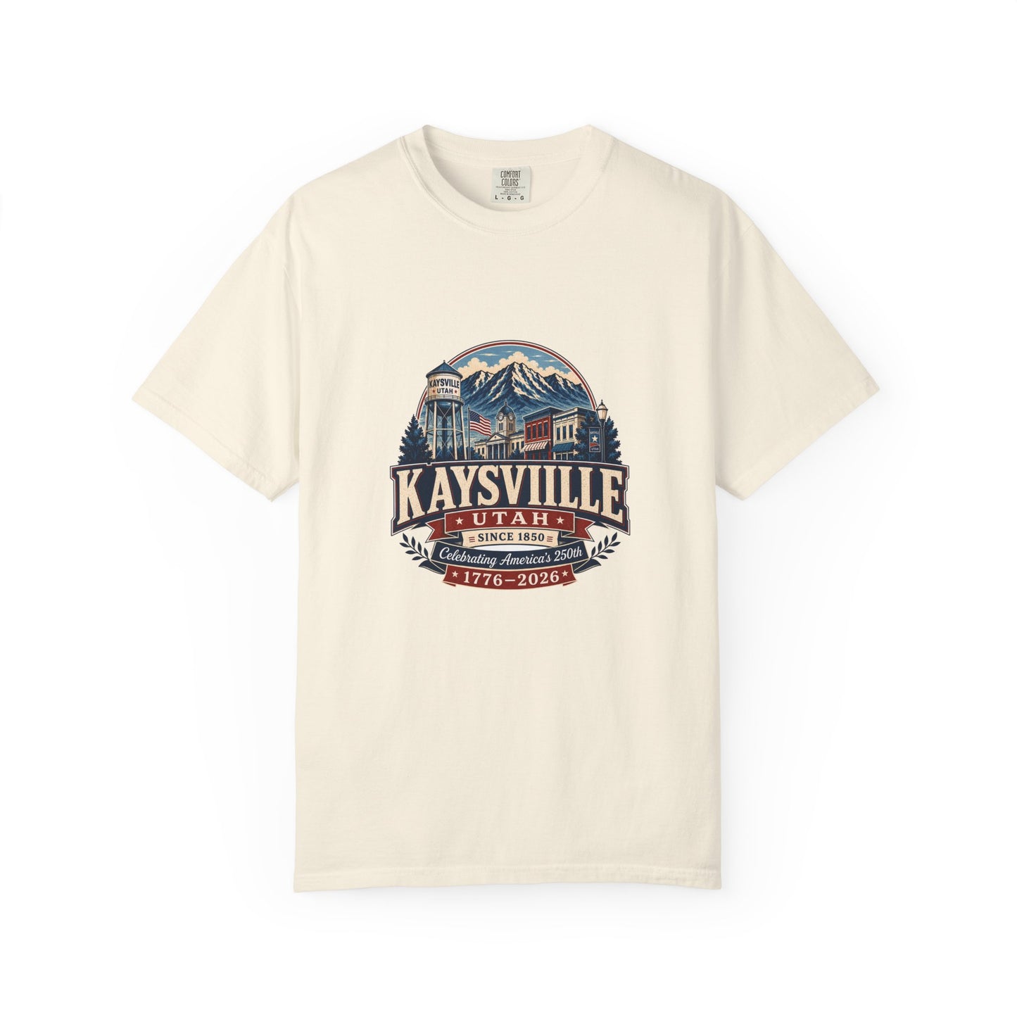 Kaysville City Spirit Tee · Celebrating America's 250th