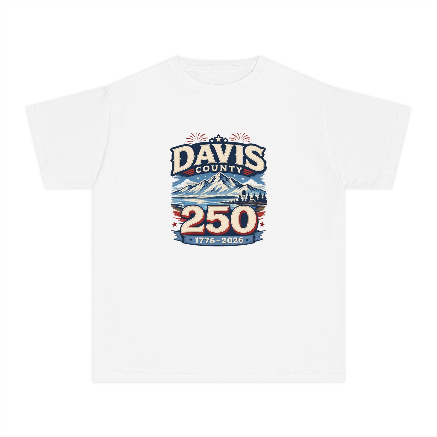 Davis County 250 — Hero Tee · Youth · 1776–2026