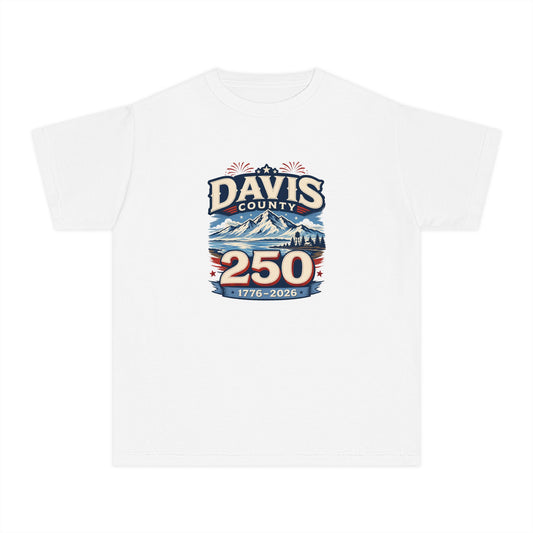 Davis County 250 — Hero Tee · Youth · 1776–2026