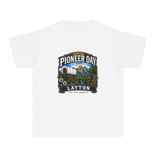 Layton Pioneer Day Tee · Youth · 24 July 2026